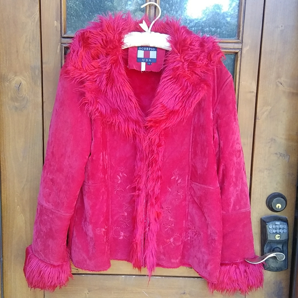 Faux fur jacket
